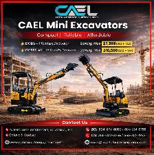New CAEL Mini Excavators 1T/1.5T Gas with Briggs stratton  certi