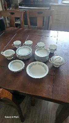 Ensemble vaisselle bleu  vintage Nitto Ware
