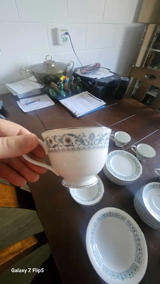 Ensemble vaisselle bleu  vintage Nitto Ware - Photo 5