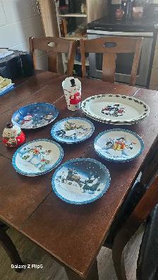 Collection vaisselle de bonhomme de neige