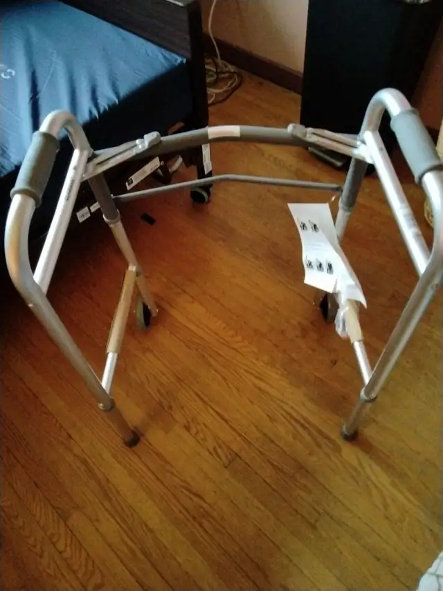 Hospital Bed,  Overbed Table and Wheelchair - Photo 3