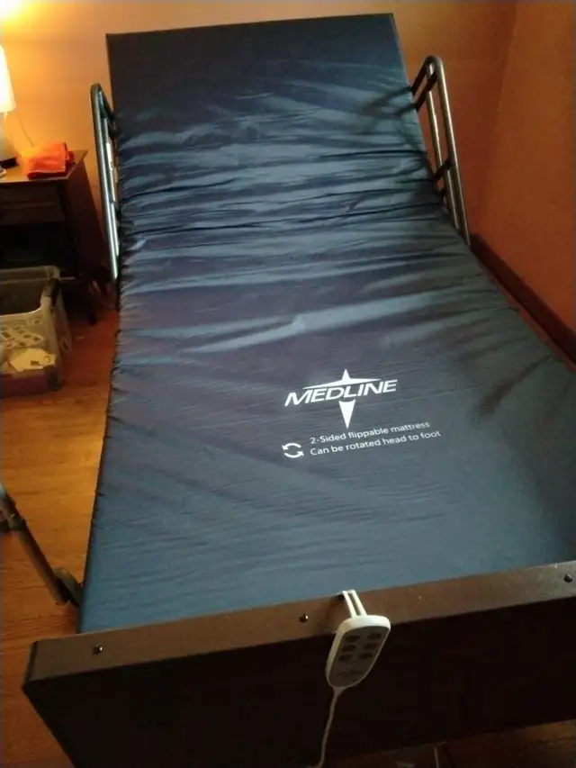 Hospital Bed,  Overbed Table and Wheelchair - Photo 5