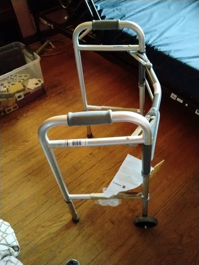 Hospital Bed,  Overbed Table and Wheelchair - Photo 6