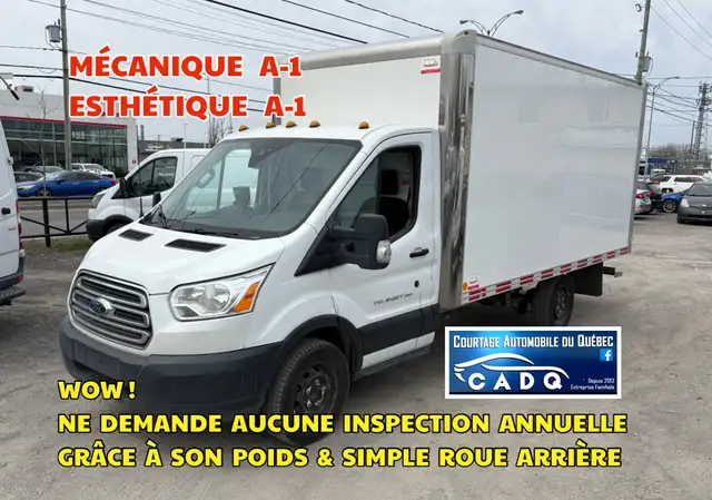 2018 Ford Transit Cutaway T350 à ce Boîte de 14 pi