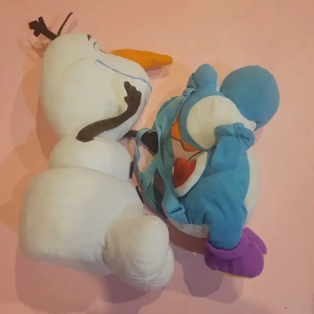 Olaf and Yoshi Plush