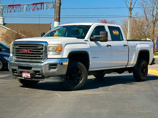 2015 GMC SIERRA 2500HD SLE CREW CAB 4X4 6.0L V8 CERTIFIED