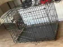 19"x30" metal folding pet crate