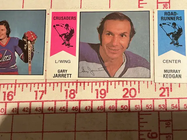 3  1974-75 O-PEE-CHEE WHA Cards #’s 4, 44 & 61 ! - Photo 3