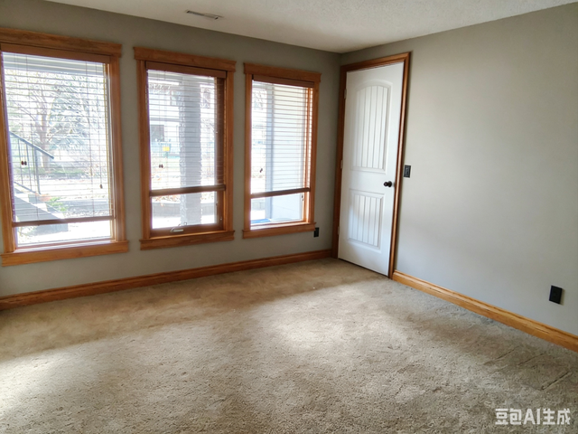 Bright and clean bedroom in Walk-out basement in Woodbine SW