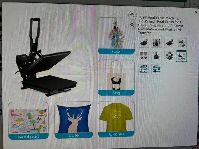 Tusy Heat Press Machine - Brand New Unopened Box