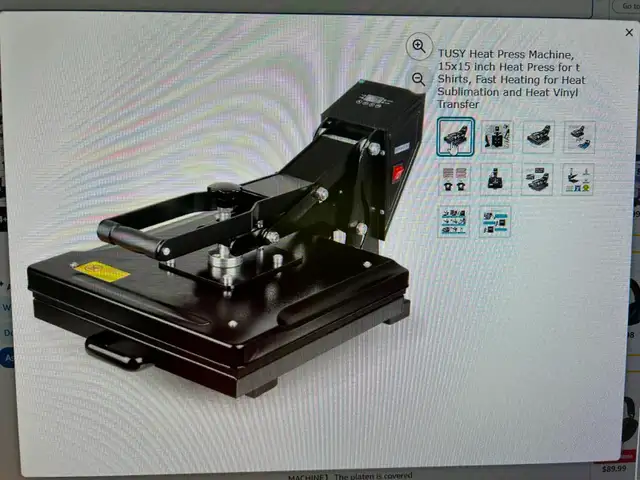 Tusy Heat Press Machine - Brand New Unopened Box - Photo 4