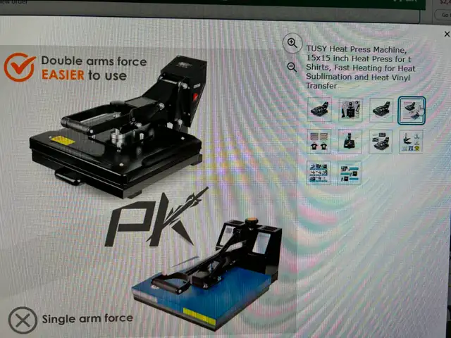 Tusy Heat Press Machine - Brand New Unopened Box - Photo 5