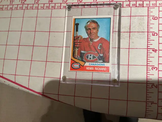 1974-75 O-PEE-CHEE HENRI RICHARD Card # 321 ! - Photo 3