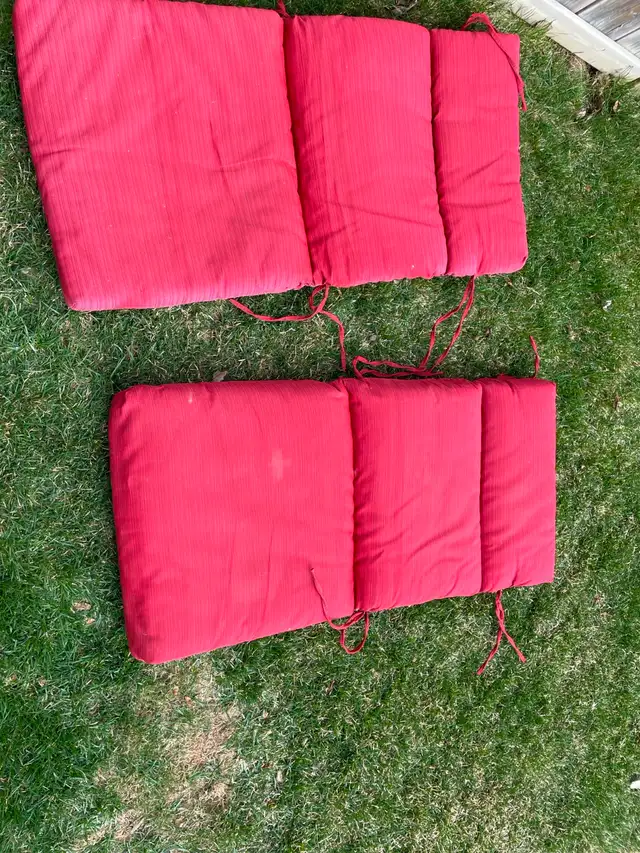Patio chair cushions