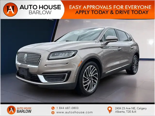 2019 Lincoln Nautilus Reserve NAVIGATION  LANE ASSIST  PANO ROOF