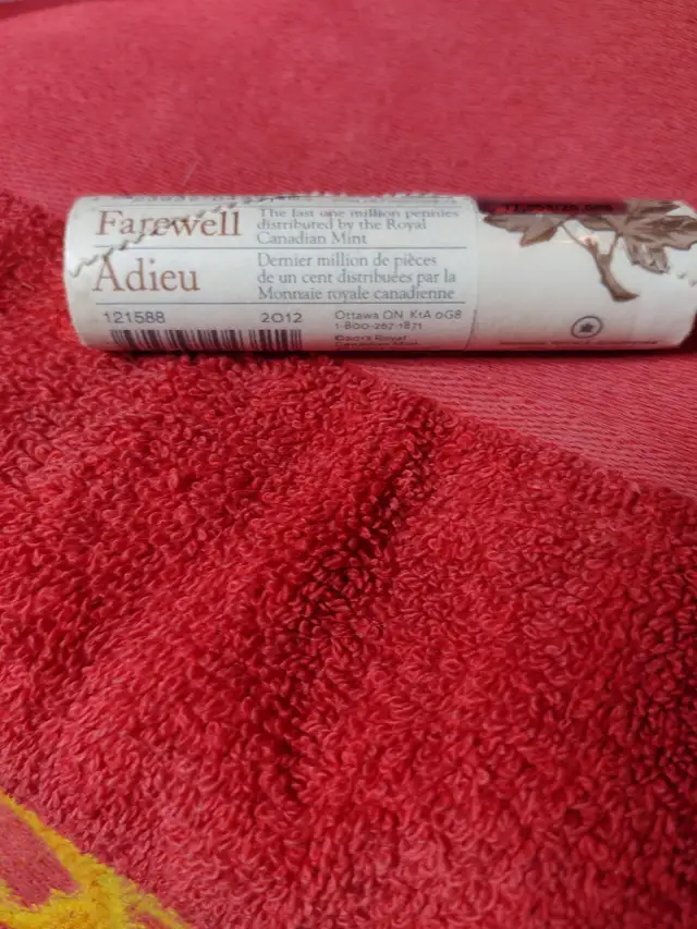 Rare special rap roll 2012 last year of the penny VHTF roll - Photo 3