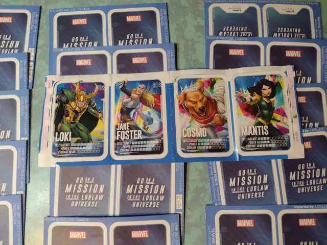 21 sealed 1 opened Marvel Go on a mission Lablaws Universe packs - Photo 5