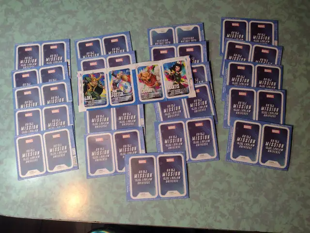 21 sealed 1 opened Marvel Go on a mission Lablaws Universe packs - Photo 6