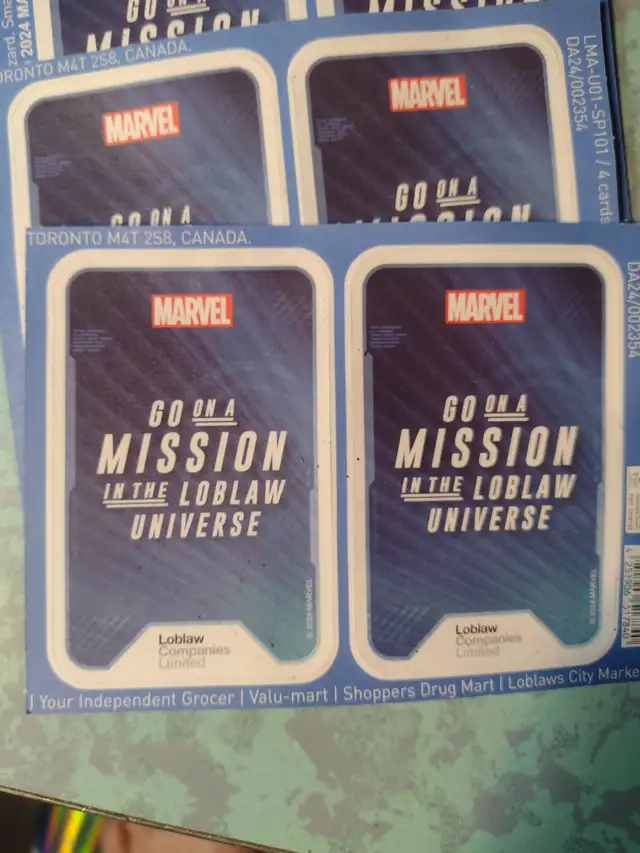 21 sealed 1 opened Marvel Go on a mission Lablaws Universe packs - Photo 7
