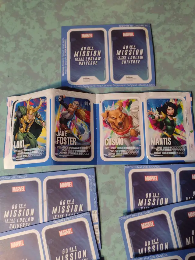 21 sealed 1 opened Marvel Go on a mission Lablaws Universe packs - Photo 8