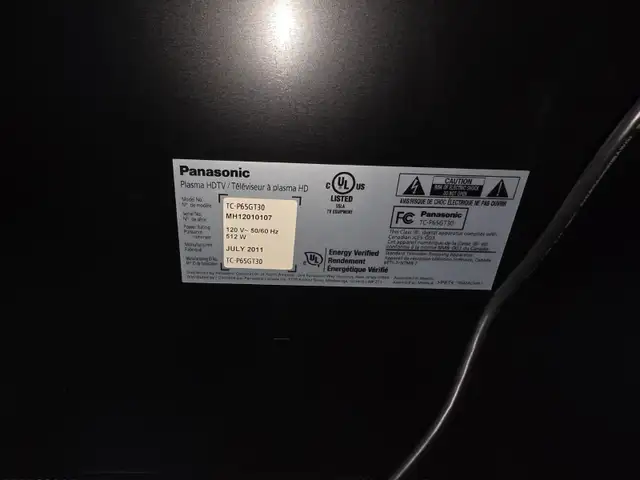 65 Inch Plasma TV - Photo 4