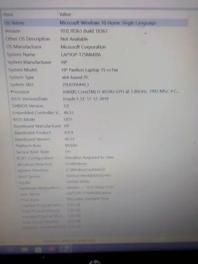 HP Pavilion 15 - Core i7 - Windows 10 (x64) - 928GB SSD,8GB RAM - Photo 3