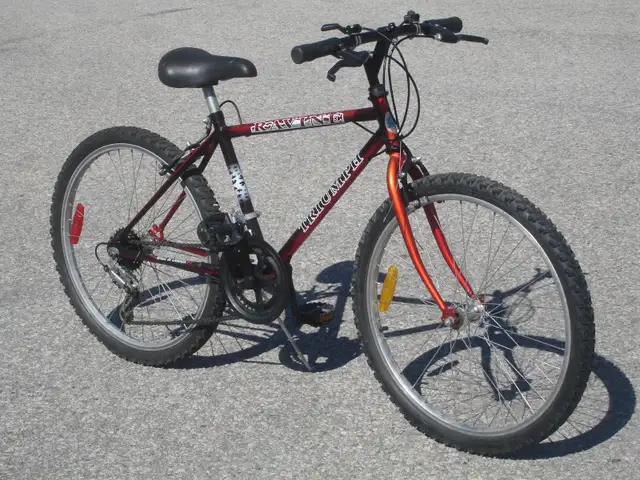 MID SIZE 24' TRIUMPH RAVINE 15 SPEED TRAIL/MOUNTAIN BIKE!