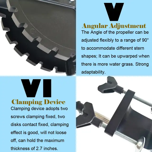 240lbs Thrust Electric Outboard Trolling Motor 028197 - Photo 8