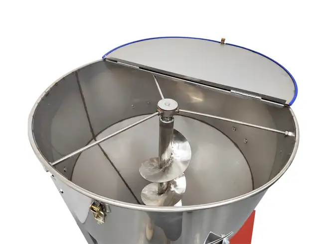 220Lbs Feed Mixer 201 Stainless Steel Mixing Machine 021583 - Photo 3