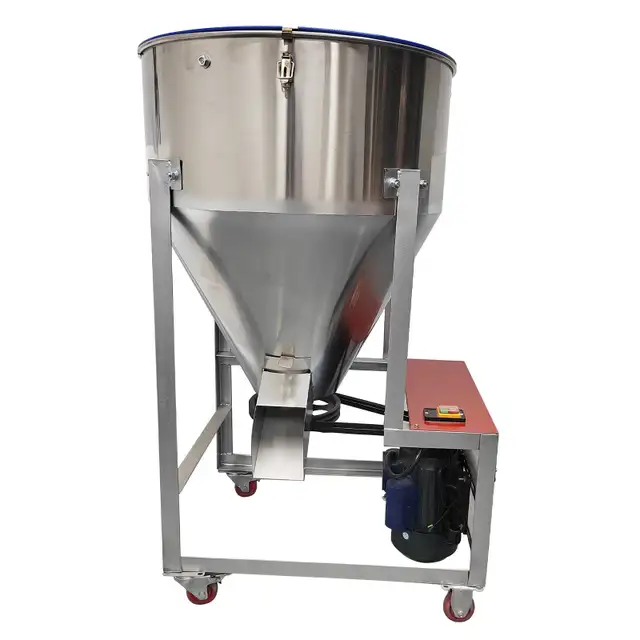 220Lbs Feed Mixer 201 Stainless Steel Mixing Machine 021583 - Photo 4