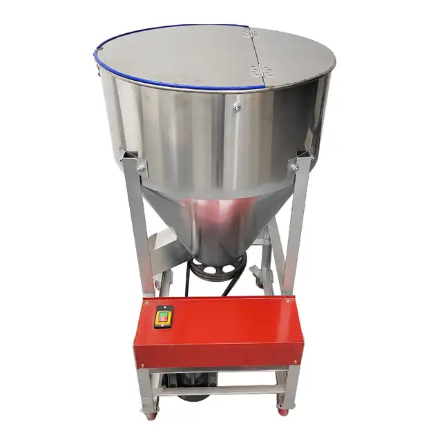 220Lbs Feed Mixer 201 Stainless Steel Mixing Machine 021583 - Photo 7