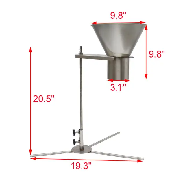Bottom Diameter 3.1’’ Stainless Steel Feeding Funnel 033221 - Photo 7