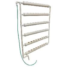 Wall-Mounted PVC Hydroponics Growing Kit 54 Plant Sites 141124 - Photo 3