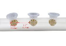 Wall-Mounted PVC Hydroponics Growing Kit 54 Plant Sites 141124 - Photo 5