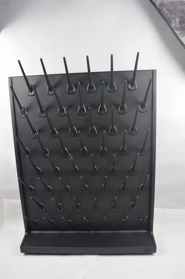 Lab Draining Rack PP 52 Pegs Black Color Drying Rack 211061