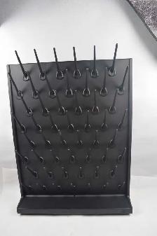 Lab Draining Rack PP 52 Pegs Black Color Drying Rack 211061