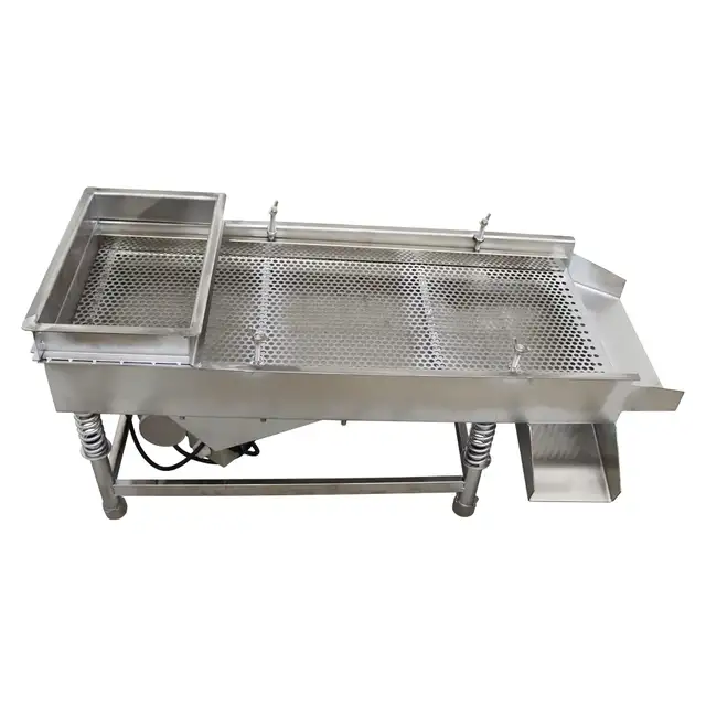 Full Stainless Steel Linear Vibrating Screen w/7mm Screen 230195 - Photo 2
