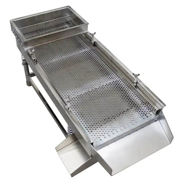 Full Stainless Steel Linear Vibrating Screen w/7mm Screen 230195 - Photo 3
