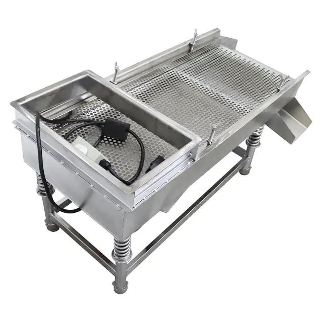Full Stainless Steel Linear Vibrating Screen w/7mm Screen 230195 - Photo 8