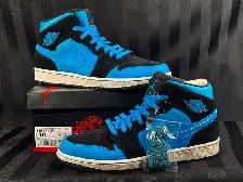 AIR JORDAN 1 MID ''DARK POWDER BLUE'' 2014