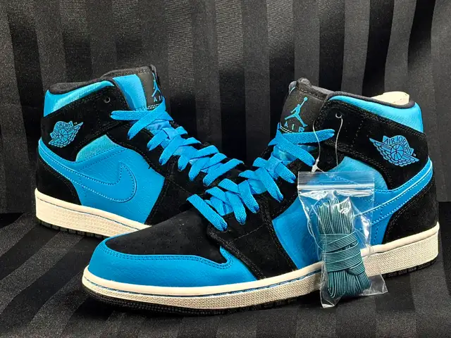 AIR JORDAN 1 MID ''DARK POWDER BLUE'' 2014 - Photo 2