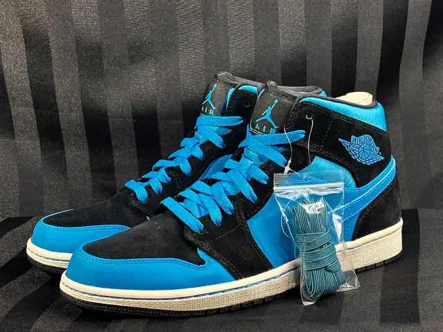 AIR JORDAN 1 MID ''DARK POWDER BLUE'' 2014 - Photo 5