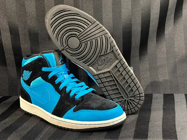 AIR JORDAN 1 MID ''DARK POWDER BLUE'' 2014 - Photo 8