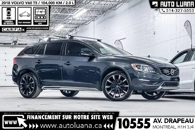 2018 VOLVO V60 Cross Country T5 CROSS CROUNTY AWD TOIT/MAGS/NAVI
