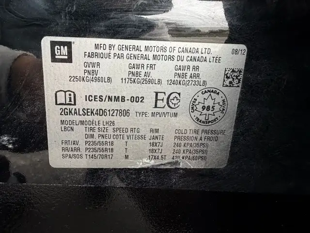 2013 GMC Terrain SLE-2 Front-wheel Drive Sport Utility Automatic - Photo 22