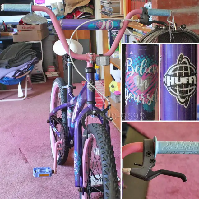 Vélo enfant 20' fille Huffy avec freins à main CERTIFIÉE 100% - Photo 3