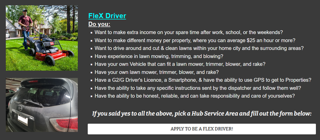 Be your own PT Driver for Lawn Care (Sabai FleX)