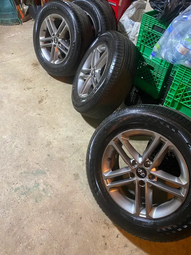 4 Hyundai Santa Fa Rims and Tires