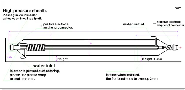 60W Laser Tube CO2 Laser Engraver Machine Part 130010 - Photo 4