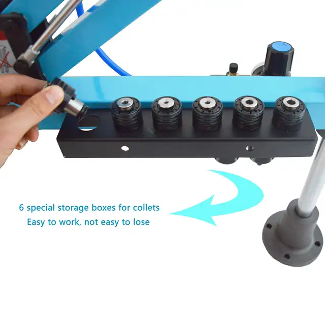 M3-M16 Vertical Pneumatic Touch Tapping Machine Blue Color056217 - Photo 5
